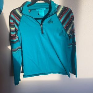 Teal Quarter Zip